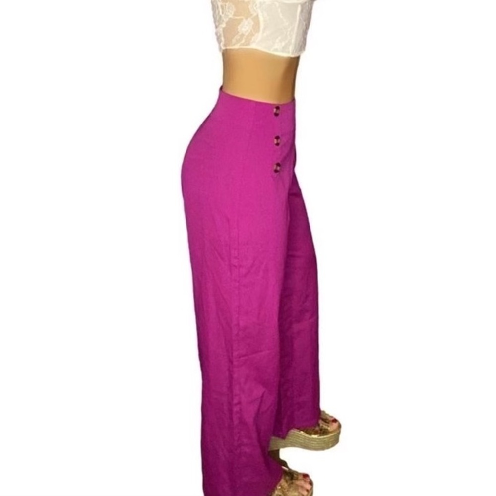 🎀 Stylish Pink Wide-Leg Pants 🎀 NWOT